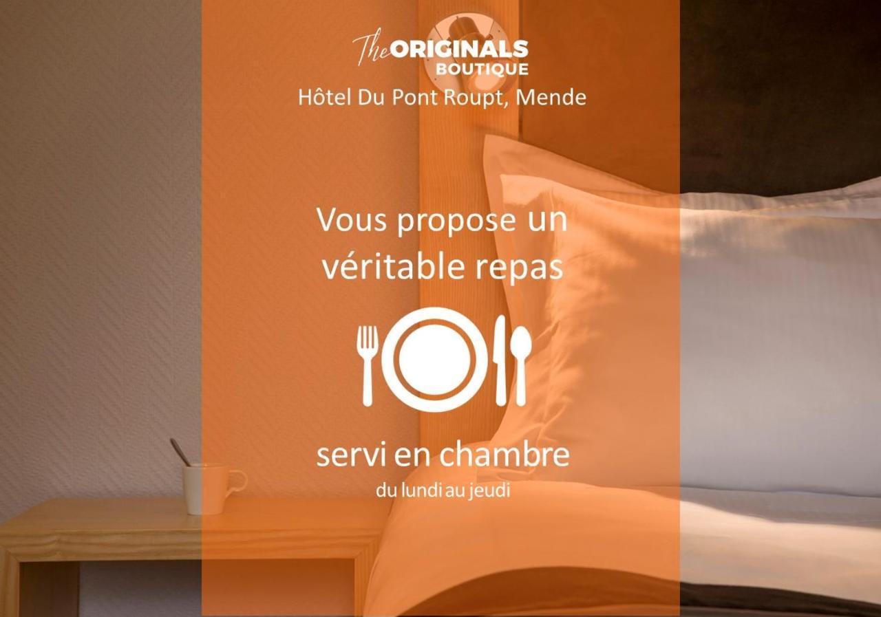 The Originals Boutique, Hotel Du Pont Roupt, Mende Exterior photo